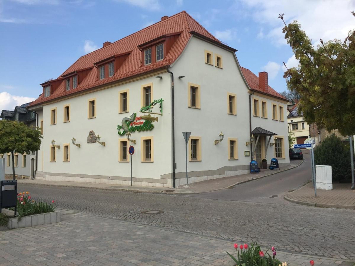 Pension Gasthaus Zur Forelle Seeburg  ภายนอก รูปภาพ
