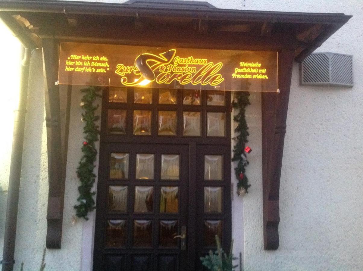 Pension Gasthaus Zur Forelle Seeburg  ภายนอก รูปภาพ